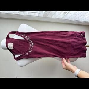 Hollister Women's Sleeveless Tank Top with Embellishments size small